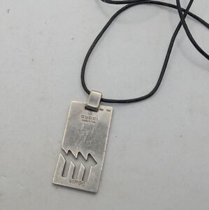 Gucci Virgo Silver Zodiac Pendant Necklace